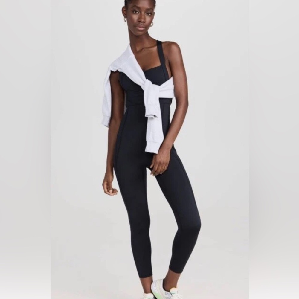 We The Free Black Jumpsuit crisscross strappy